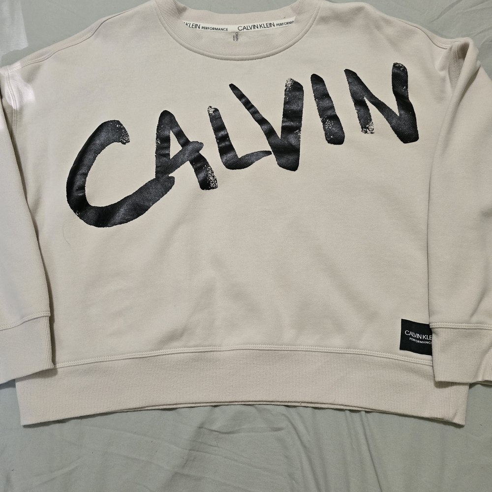 Calvin Klein Performance Womens Crew Neck Swestshirt Xl - Picture 1 of 7